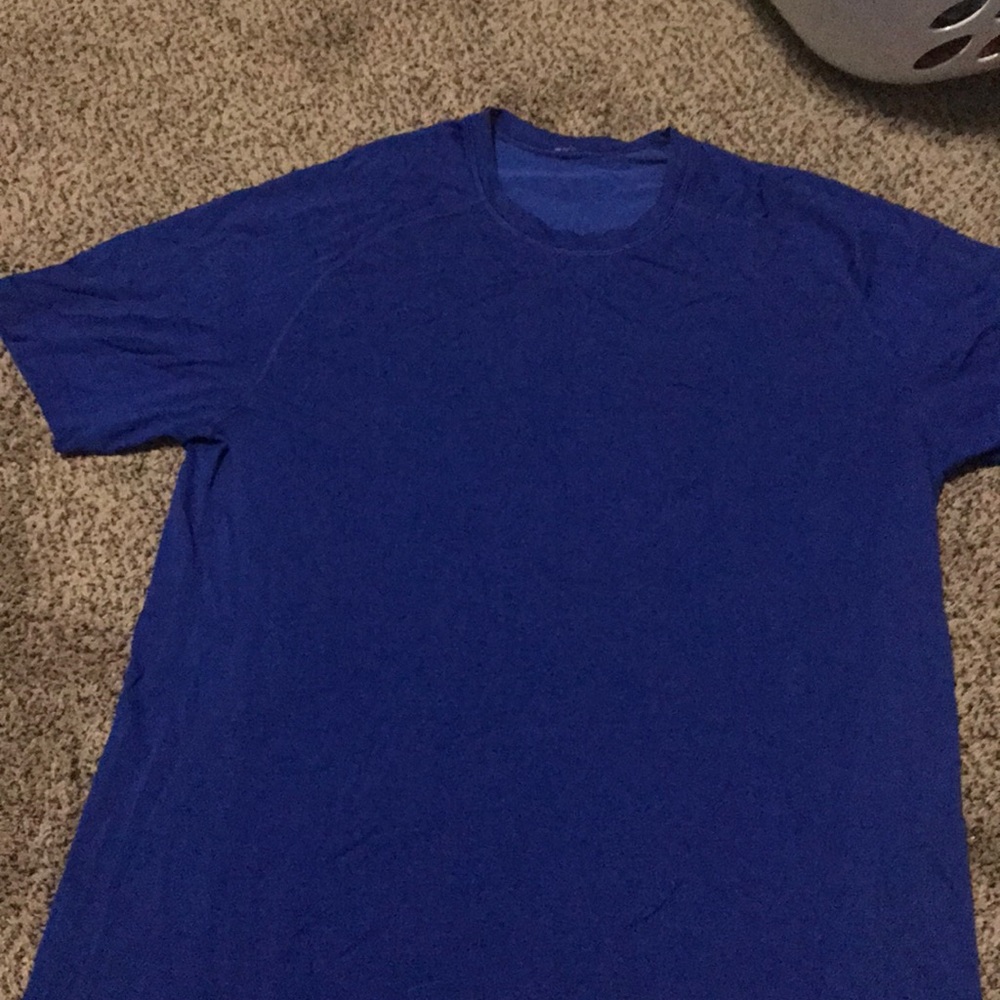 Royal blue work out top.